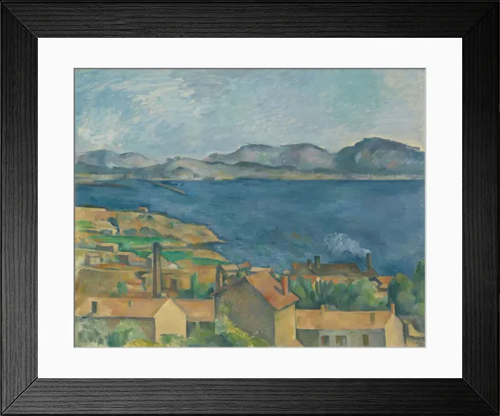 Framed Print : The Bay of Marseilles, Seen from L Estaque, ca 1885. Artist: Cezanne, Paul (1839-1906) Framed Print : The Bay of Marseilles, Seen from L Estaque, ca 1885. Artist: Cezanne, Paul (1839-1906)