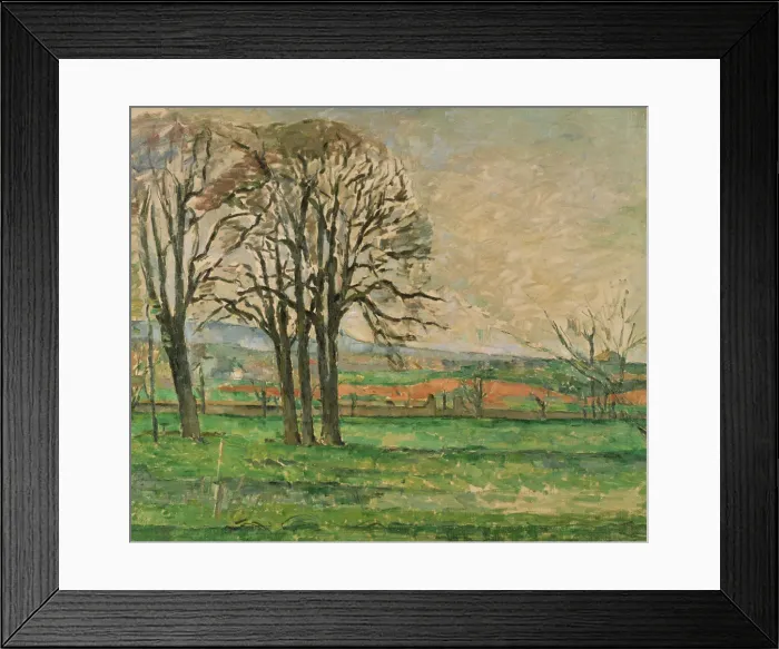 Framed Print : The Bare Trees at Jas de Bouffan, 1885-1886. Artist: Cezanne, Paul (1839-1906) Framed Print : The Bare Trees at Jas de Bouffan, 1885-1886. Artist: Cezanne, Paul (1839-1906)