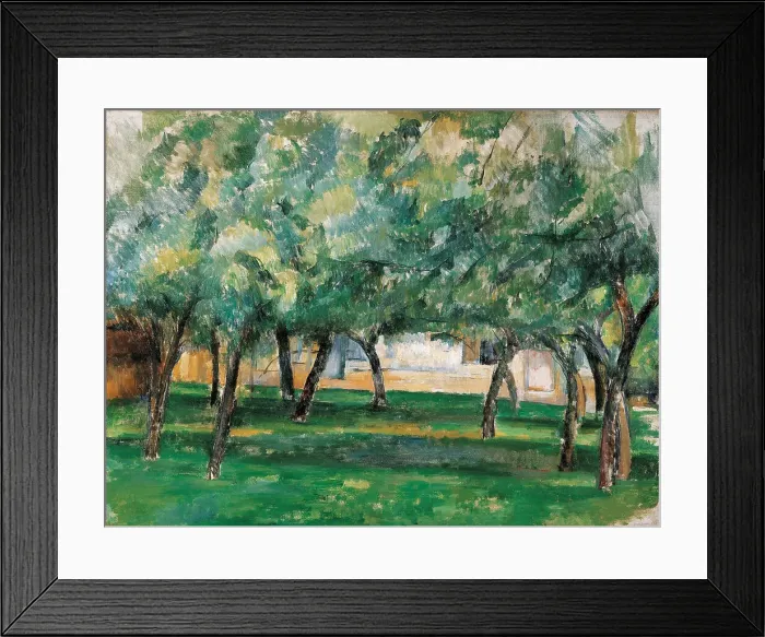 Framed Print : Farm in Normandy, 1885-1886. Artist: Cezanne, Paul (1839-1906) Framed Print : Farm in Normandy, 1885-1886. Artist: Cezanne, Paul (1839-1906)