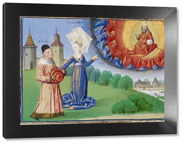 Philosophy Instructing Boethius on the Role of God, ca 1465. Artist: Coetivy Master (active c. 1450-1485)
