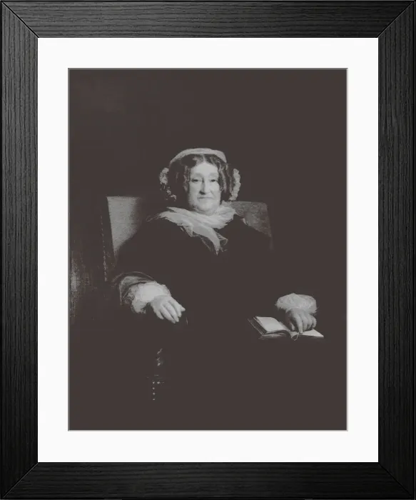 Framed Print : Portrait of Madame Clicquot, Between 1851 and 1860. Artist: Cogniet, Leon (1794-1880) Framed Print : Portrait of Madame Clicquot, Between 1851 and 1860. Artist: Cogniet, Leon (1794-1880)