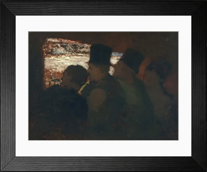 Framed Print : Parterre (Theater audience), c. 1858. Artist: Daumier, Honore (1808-1879) Framed Print : Parterre (Theater audience), c. 1858. Artist: Daumier, Honore (1808-1879)