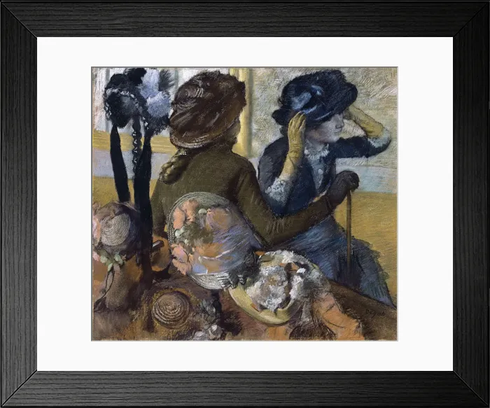 Framed Print : At the Milliners, 1882. Artist: Degas, Edgar (1834-1917) Framed Print : At the Milliners, 1882. Artist: Degas, Edgar (1834-1917)