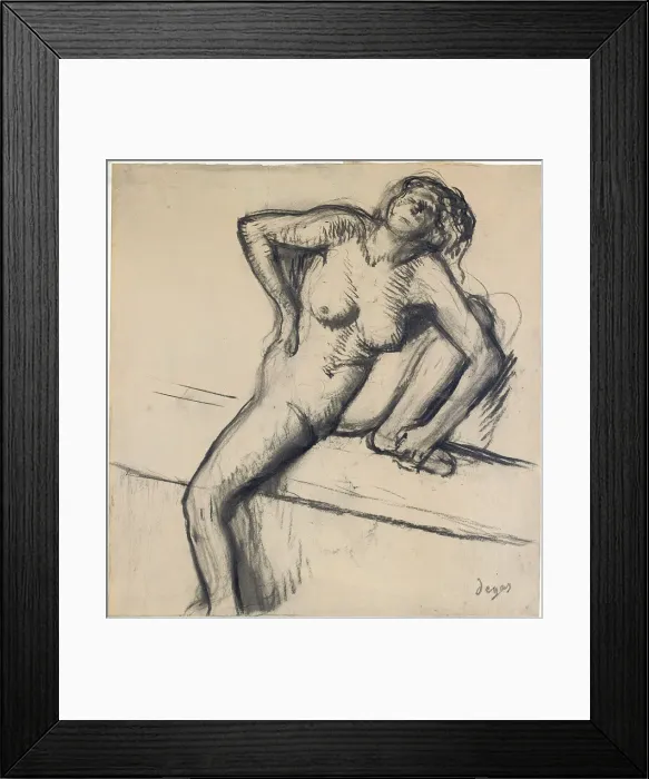 Framed Print : Nu, End 1890s. Artist: Degas, Edgar (1834-1917) Framed Print : Nu, End 1890s. Artist: Degas, Edgar (1834-1917)