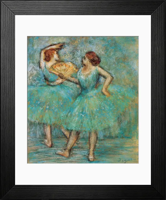 Framed Print : Two Dancers, c. 1905. Artist: Degas, Edgar (1834-1917) Framed Print : Two Dancers, c. 1905. Artist: Degas, Edgar (1834-1917)