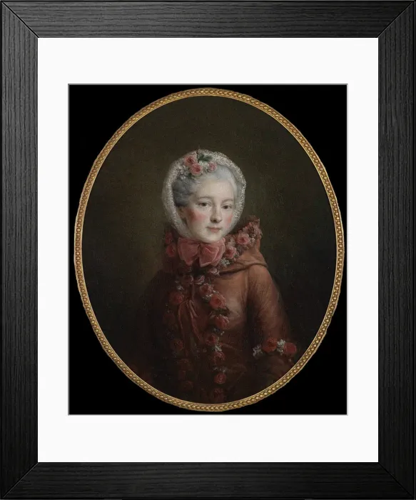 Framed Print : Portrait of Princess Natalya Petrovna Galitzine (1741-1837), 1760. Artist: Drouais, Francois-Hubert (1727-1775) Framed Print : Portrait of Princess Natalya Petrovna Galitzine (1741-1837), 1760. Artist: Drouais, Francois-Hubert (1727-1775)