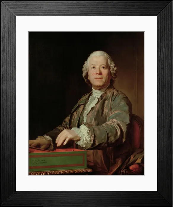 Framed Print : Portrait of the composer Christoph Willibald Ritter von Gluck (1714-1787), 1775. Artist: Duplessis, Joseph-Siffred (1725-1802) Framed Print : Portrait of the composer Christoph Willibald Ritter von Gluck (1714-1787), 1775. Artist: Duplessis, Joseph-Siffred (1725-1802)