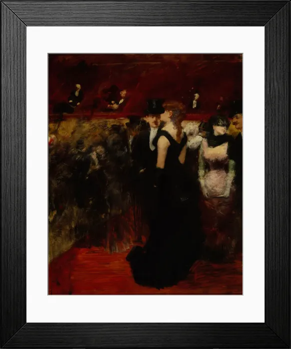 Framed Print : Ball at the Paris Opera. Artist: Forain, Jean-Louis (1852-1931) Framed Print : Ball at the Paris Opera. Artist: Forain, Jean-Louis (1852-1931)