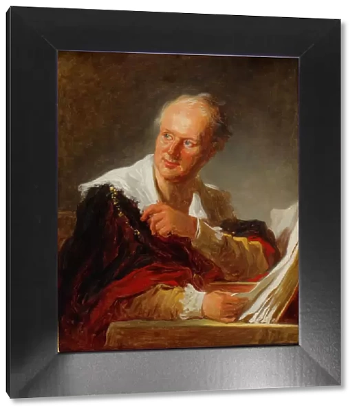 Portrait of Denis Diderot (1713?1784), ca 1769. Artist: Fragonard, Jean Honore (1732-1806)