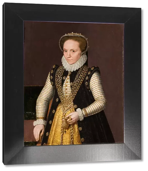 Portrait of an unknown French Noblewoman, 1560. Artist: French master