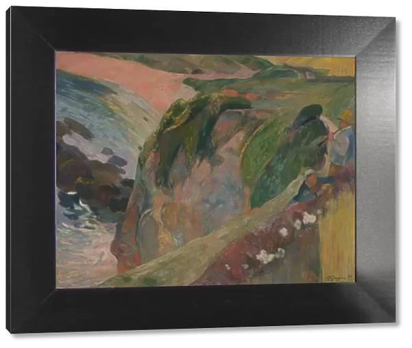 The Flageolet Player on the Cliff, 1889. Artist: Gauguin, Paul Eugene Henri (1848-1903)
