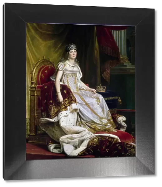 Josephine de Beauharnais, the first wife of Napoleon Bonaparte (1763-1814) in Coronation costume, 1807-1808. Artist: Gerard, Francois Pascal Simon (1770-1837)