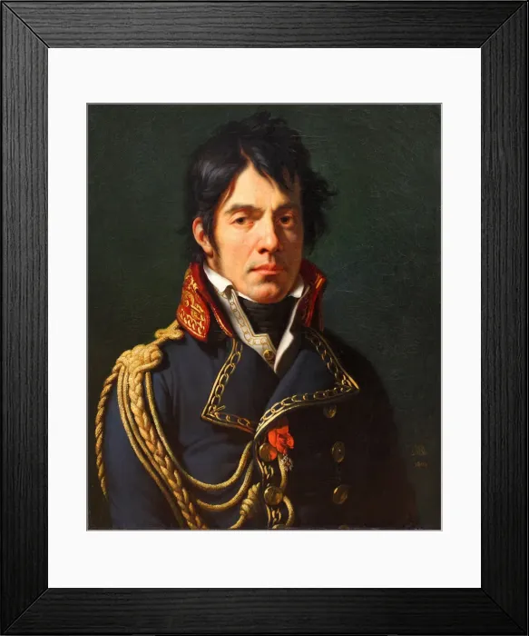 Framed Print : Portrait of Dominique Jean Larrey (1766-1842), 1804. Artist: Girodet de Roucy Trioson, Anne Louis (1767-1824) Framed Print : Portrait of Dominique Jean Larrey (1766-1842), 1804. Artist: Girodet de Roucy Trioson, Anne Louis (1767-1824)
