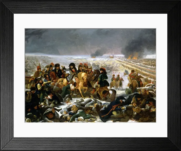 Framed Print : Napoleon on the Battlefield of Eylau, 1807. Artist: Gros, Antoine Jean, Baron (1771-1835) Framed Print : Napoleon on the Battlefield of Eylau, 1807. Artist: Gros, Antoine Jean, Baron (1771-1835)