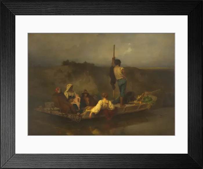 Framed Print : Malaria, 1848-1849. Artist: Hebert, Ernest (1817-1908) Framed Print : Malaria, 1848-1849. Artist: Hebert, Ernest (1817-1908)