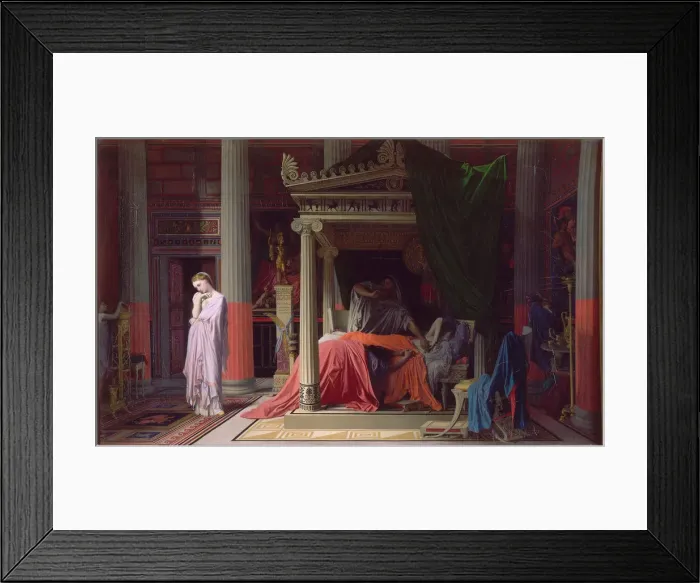 Framed Print : Antiochus and Stratonike, 1840. Artist: Ingres, Jean Auguste Dominique (1780-1867) Framed Print : Antiochus and Stratonike, 1840. Artist: Ingres, Jean Auguste Dominique (1780-1867)