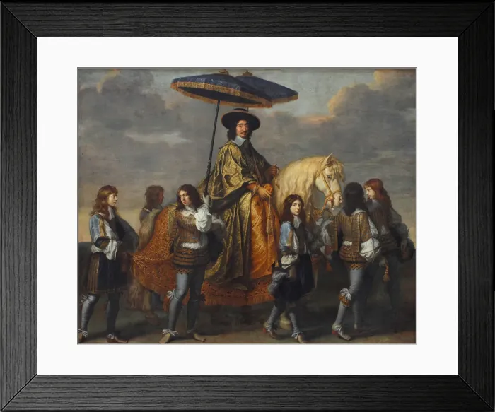 Framed Print : Chancellor Seguier at the Entry of Louis XIV into Paris, 1660. Artist: Le Brun, Charles (1619-1690) Framed Print : Chancellor Seguier at the Entry of Louis XIV into Paris, 1660. Artist: Le Brun, Charles (1619-1690)