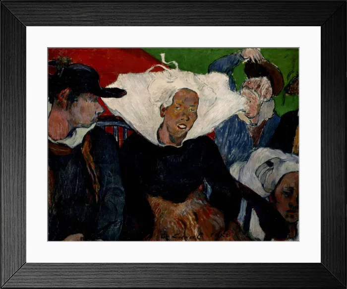 Framed Print : Going to Market, Brittany, 1888. Artist: Laval, Charles (1862-1894) Framed Print : Going to Market, Brittany, 1888. Artist: Laval, Charles (1862-1894)