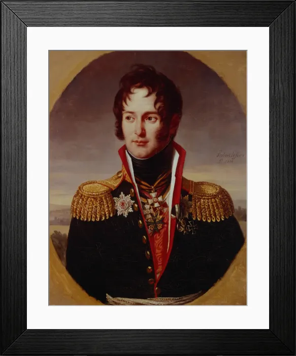 Framed Print : Portrait of Pyotr Alexandrovich Chicherin (1778-1848), 1814. Artist: Lefevre, Robert (1756-1830) Framed Print : Portrait of Pyotr Alexandrovich Chicherin (1778-1848), 1814. Artist: Lefevre, Robert (1756-1830)
