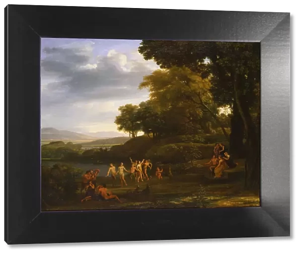 Landscape with Dancing Satyrs and Nymphs, 1646. Artist: Lorrain, Claude (1600-1682)