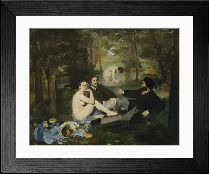 Framed Print : The Luncheon on the Grass, 1863. Artist: Manet, Edouard (1832-1883) Framed Print : The Luncheon on the Grass, 1863. Artist: Manet, Edouard (1832-1883)