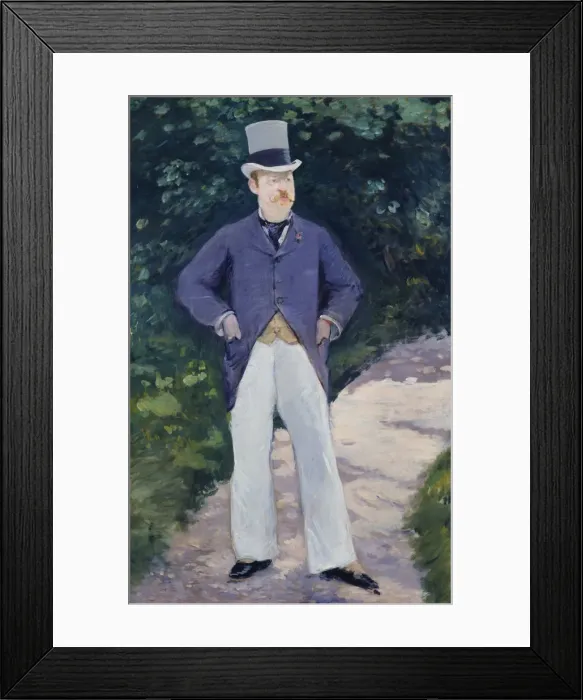 Framed Print : Portrait of Monsieur Brun, 1879. Artist: Manet, Edouard (1832-1883) Framed Print : Portrait of Monsieur Brun, 1879. Artist: Manet, Edouard (1832-1883)