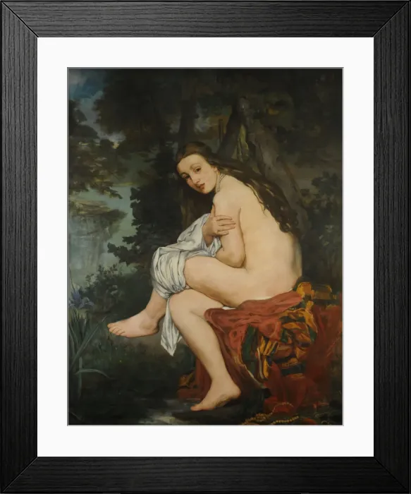 Framed Print : Surprised Nymph, 1861. Artist: Manet, Edouard (1832-1883) Framed Print : Surprised Nymph, 1861. Artist: Manet, Edouard (1832-1883)