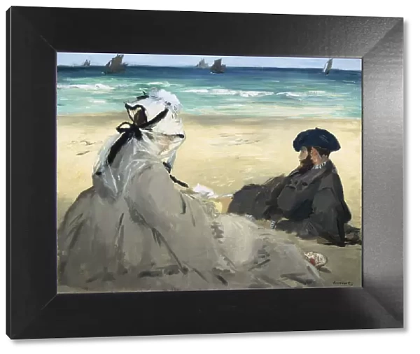 On the Beach, 1873. Artist: Manet, Edouard (1832-1883)