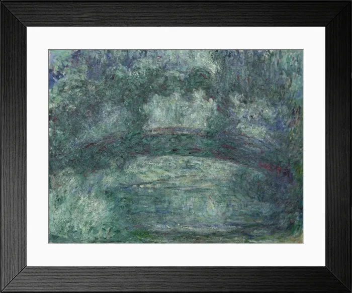 Framed Print : The Japanese bridge, 1919-1924. Artist: Monet, Claude (1840-1926) Framed Print : The Japanese bridge, 1919-1924. Artist: Monet, Claude (1840-1926)