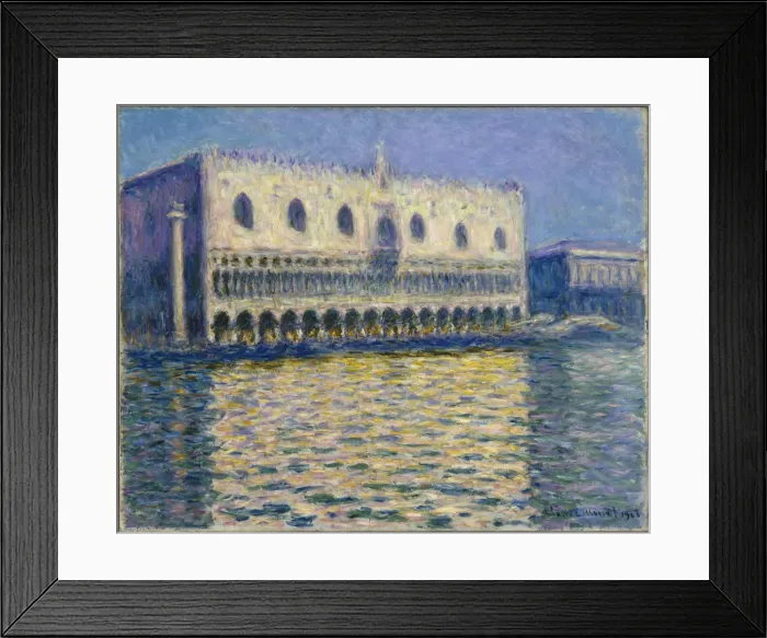 Framed Print : The Doges Palace (Le Palais ducal), 1908. Artist: Monet, Claude (1840-1926) Framed Print : The Doges Palace (Le Palais ducal), 1908. Artist: Monet, Claude (1840-1926)
