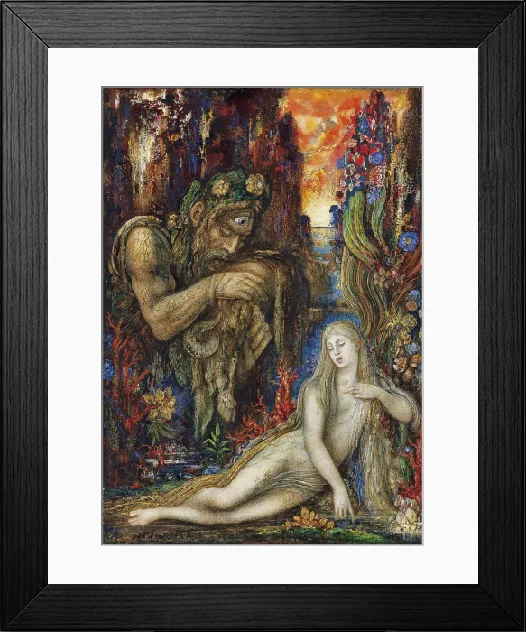 Framed Print : Galathea, ca 1896. Artist: Moreau, Gustave (1826-1898) Framed Print : Galathea, ca 1896. Artist: Moreau, Gustave (1826-1898)