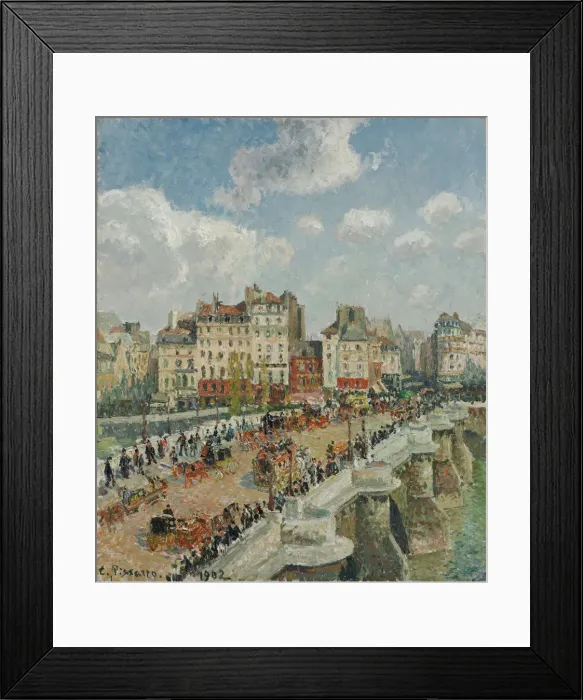 Framed Print : The Pont-Neuf, 1902. Artist: Pissarro, Camille (1830-1903) Framed Print : The Pont-Neuf, 1902. Artist: Pissarro, Camille (1830-1903)