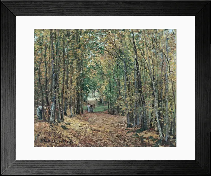 Framed Print : The Woods at Marly, 1871. Artist: Pissarro, Camille (1830-1903) Framed Print : The Woods at Marly, 1871. Artist: Pissarro, Camille (1830-1903)