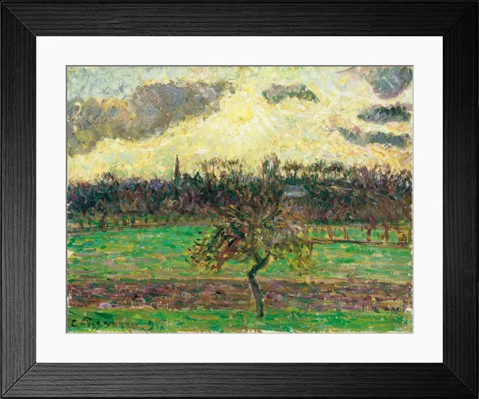 Framed Print : The Meadows at Eragny, Apple Tree, 1894. Artist: Pissarro, Camille (1830-1903) Framed Print : The Meadows at Eragny, Apple Tree, 1894. Artist: Pissarro, Camille (1830-1903)