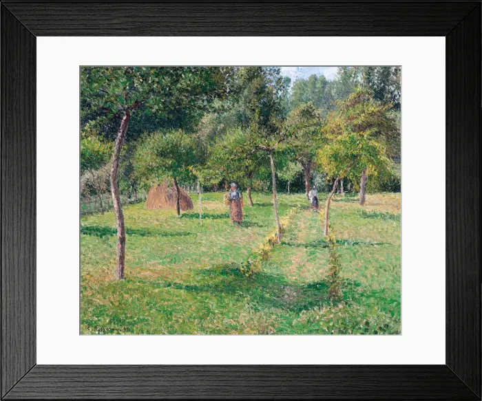 Framed Print : The Orchard at Eragny, 1896. Artist: Pissarro, Camille (1830-1903) Framed Print : The Orchard at Eragny, 1896. Artist: Pissarro, Camille (1830-1903)