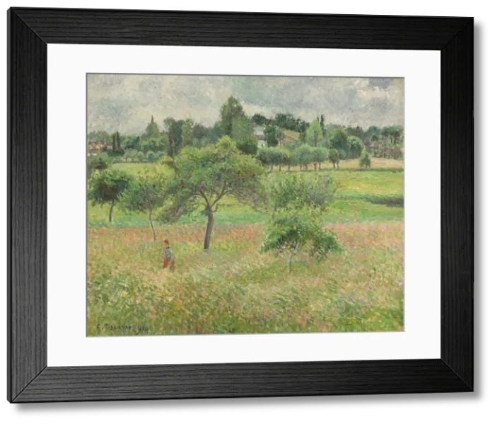 Framed Print : Pommiers a Eragny, 1894. Artist: Pissarro, Camille (1830-1903) Framed Print : Pommiers a Eragny, 1894. Artist: Pissarro, Camille (1830-1903)