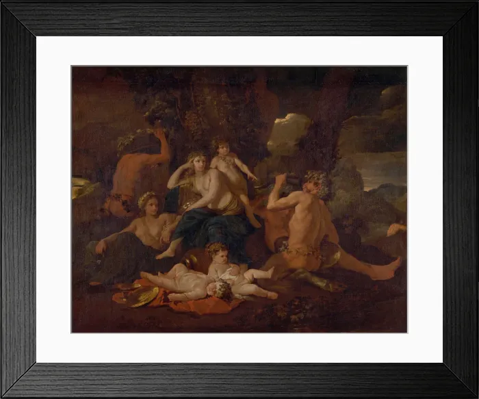 Framed Print : The Infancy of Bacchus, c. 1630. Artist: Poussin, Nicolas (1594-1665) Framed Print : The Infancy of Bacchus, c. 1630. Artist: Poussin, Nicolas (1594-1665)