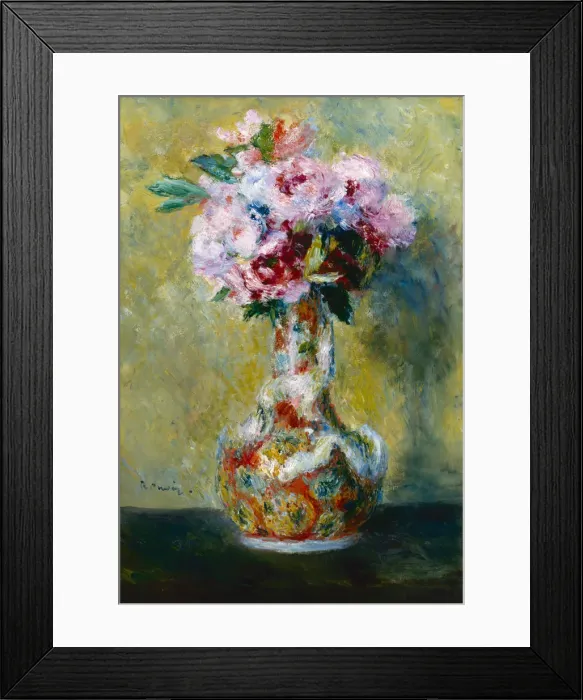 Framed Print : Bouquet in a Vase, 1878. Artist: Renoir, Pierre Auguste (1841-1919) Framed Print : Bouquet in a Vase, 1878. Artist: Renoir, Pierre Auguste (1841-1919)