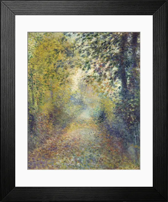Framed Print : In the Woods, c. 1880. Artist: Renoir, Pierre Auguste (1841-1919) Framed Print : In the Woods, c. 1880. Artist: Renoir, Pierre Auguste (1841-1919)