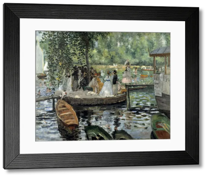 Framed Print : La Grenouillere, 1869. Artist: Renoir, Pierre Auguste (1841-1919) Framed Print : La Grenouillere, 1869. Artist: Renoir, Pierre Auguste (1841-1919)