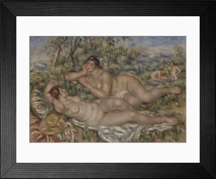 Framed Print : The Bathers, 1918-1919. Artist: Renoir, Pierre Auguste (1841-1919) Framed Print : The Bathers, 1918-1919. Artist: Renoir, Pierre Auguste (1841-1919)