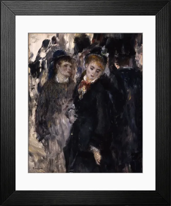 Framed Print : Young Girls, 1877. Artist: Renoir, Pierre Auguste (1841-1919) Framed Print : Young Girls, 1877. Artist: Renoir, Pierre Auguste (1841-1919)