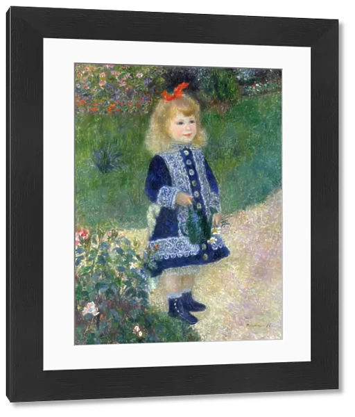 A Girl with a Watering Can, 1876. Artist: Renoir, Pierre Auguste (1841-1919)