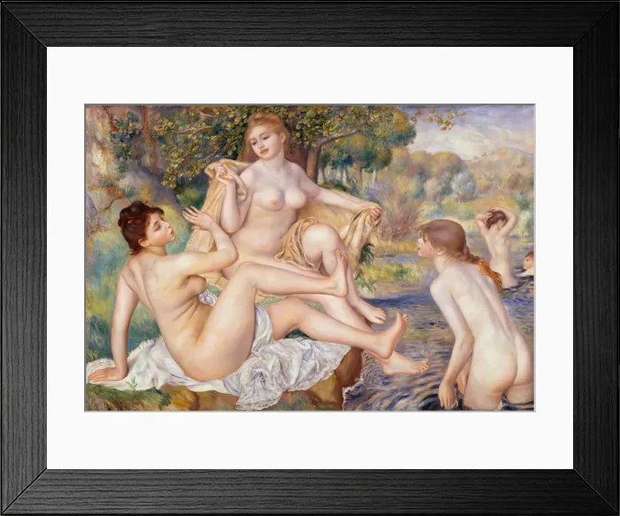Framed Print : The Large Bathers, 1884-1887. Artist: Renoir, Pierre Auguste (1841-1919) Framed Print : The Large Bathers, 1884-1887. Artist: Renoir, Pierre Auguste (1841-1919)