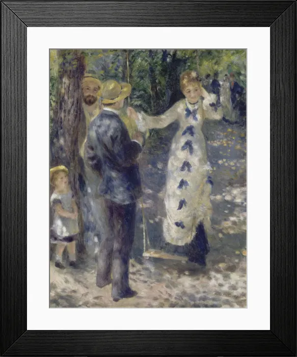Framed Print : The Swing, 1876. Artist: Renoir, Pierre Auguste (1841-1919) Framed Print : The Swing, 1876. Artist: Renoir, Pierre Auguste (1841-1919)