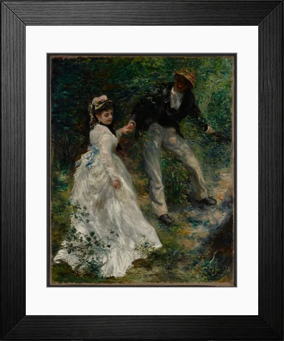 Framed Print : La Promenade, 1870. Artist: Renoir, Pierre Auguste (1841-1919) Framed Print : La Promenade, 1870. Artist: Renoir, Pierre Auguste (1841-1919)