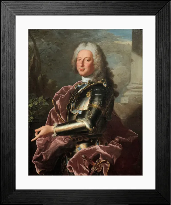 Framed Print : Gian Francesco II Brignole-Sale (1695-1760), 1739. Artist: Rigaud, Hyacinthe Francois Honore (1659-1743) Framed Print : Gian Francesco II Brignole-Sale (1695-1760), 1739. Artist: Rigaud, Hyacinthe Francois Honore (1659-1743)