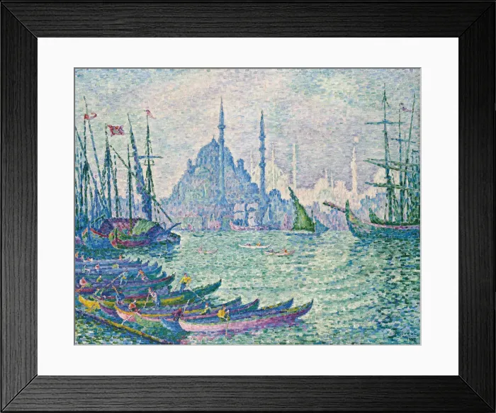 Framed Print : The Golden Horn, Minarets, 1907. Artist: Signac, Paul (1863-1935) Framed Print : The Golden Horn, Minarets, 1907. Artist: Signac, Paul (1863-1935)