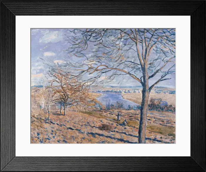 Framed Print : Banks of the Loing - Autumn Effect, 1881. Artist: Sisley, Alfred (1839-1899) Framed Print : Banks of the Loing - Autumn Effect, 1881. Artist: Sisley, Alfred (1839-1899)