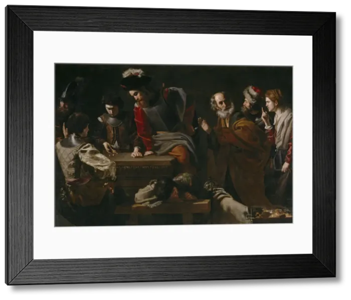 Framed Print : The Denial of Saint Peter, ca 1625. Artist: Tournier, Nicolas (1590-1639) Framed Print : The Denial of Saint Peter, ca 1625. Artist: Tournier, Nicolas (1590-1639)